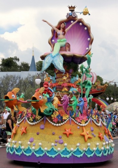 Ariel - Disney Festival of Fantasy Parade at Magic Kingdom Ariel - Disney Festival of Fantasy Parade at Magic Kingdom