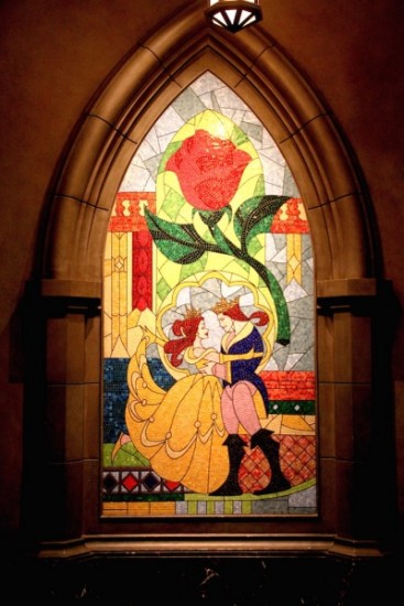 Mural inside Be Our Guest