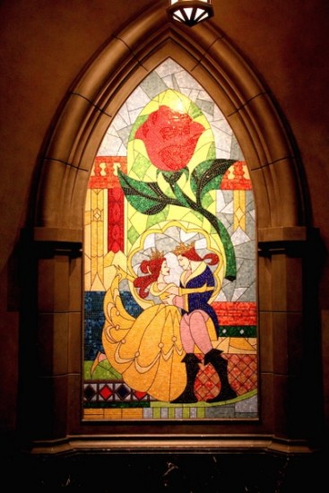 Mural inside Be Our Guest at Magic Kingdom Mural inside Be Our Guest