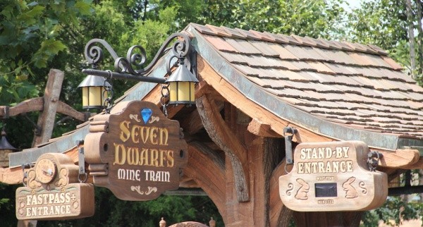 Seven Dwarfs Mine Train Entrance at Magic Kingdom Seven Dwarfs Mine Train Entrance