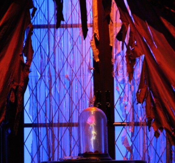 The Enchanted Rose in the West Wing inside Be Our Guest at Magic Kingdom The Enchanted Rose in the West Wing inside Be Our Guest