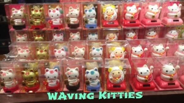 Waving Kitties