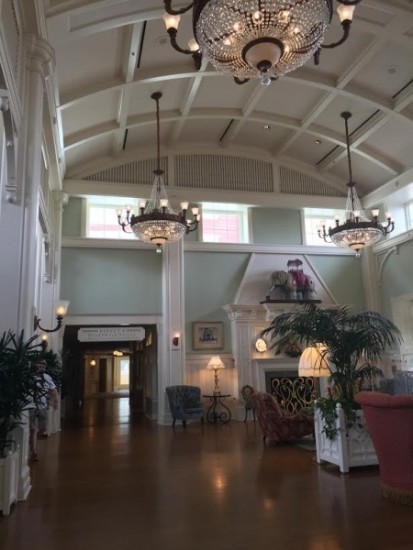 Disney's Boardwalk Inn's spectacular lobby!