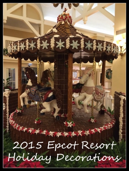 2015 Epcot Resorts Holiday Decorations Tour!