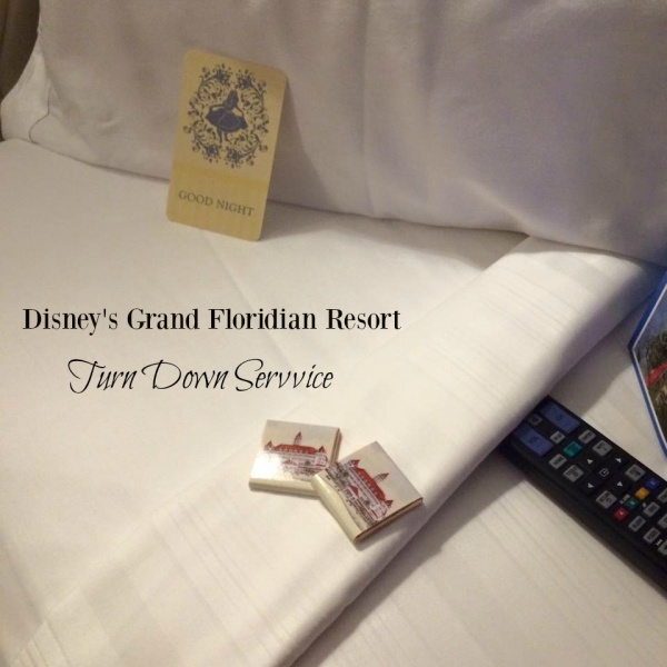 Grand Floridian Resort Turn Down