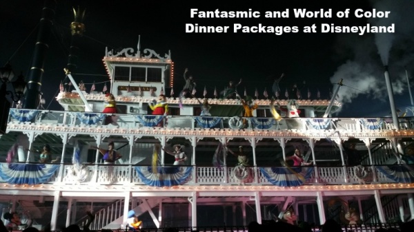Fantasmic and World of Color Dinner Packages at Disneyland
