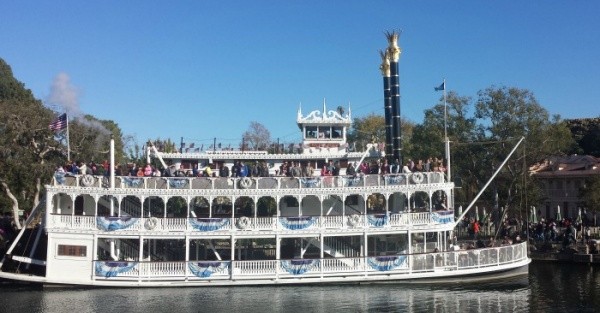 Mark Twain Steamboat during the day