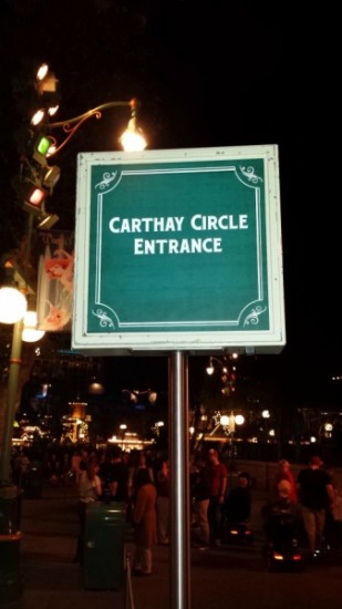 World of Color Carthay Entrance