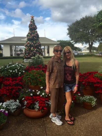 Mom and I at Disney's Boardwalk Resort!