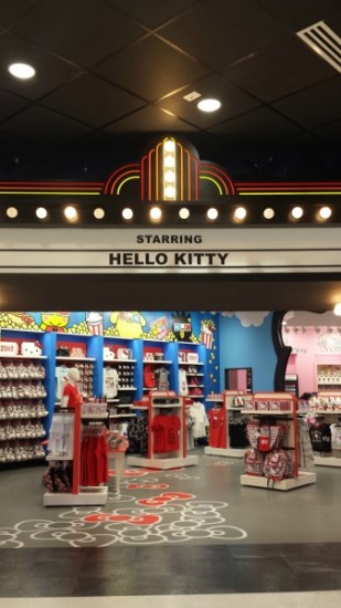 Hello Kitty Marquee in store