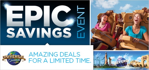 Universal Orlando Epic Savings Event