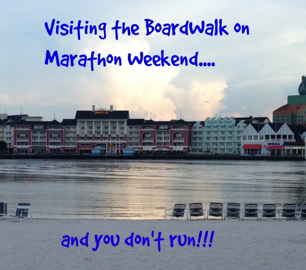 Enjoying Marathon Weekend…and you don’t run!!