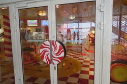 Door handles Your fingers won't get sticky on these!