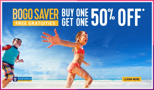 Royal Caribbean International BOGO SAVER IT’S BACK