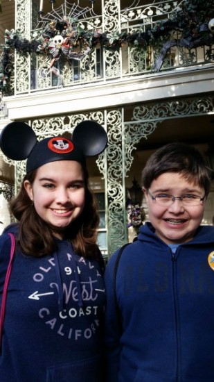 Outside the Haunted Mansion