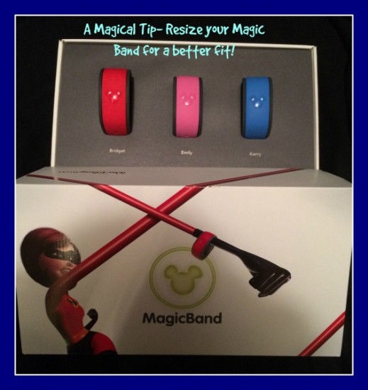Resize your Magic Band for a better fit!