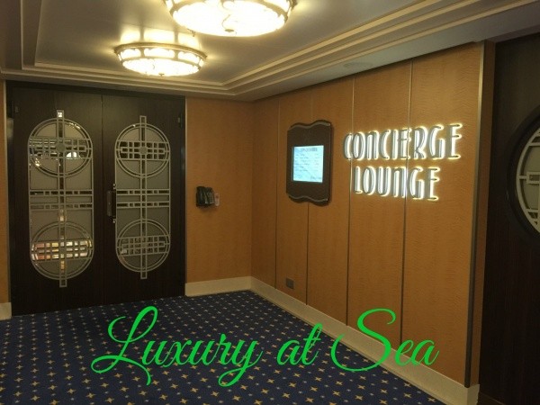 Lounge Entrance Concierge Level on the Disney Fantasy