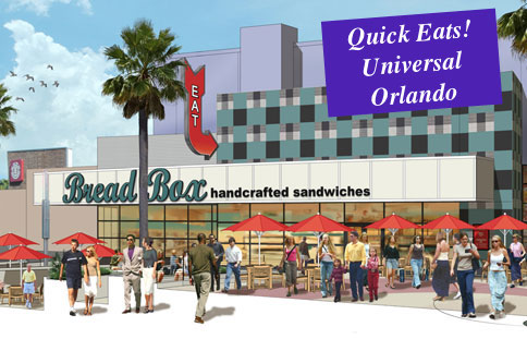 CityWalk Dining Options: Bread Box Handcrafted Sandwiches