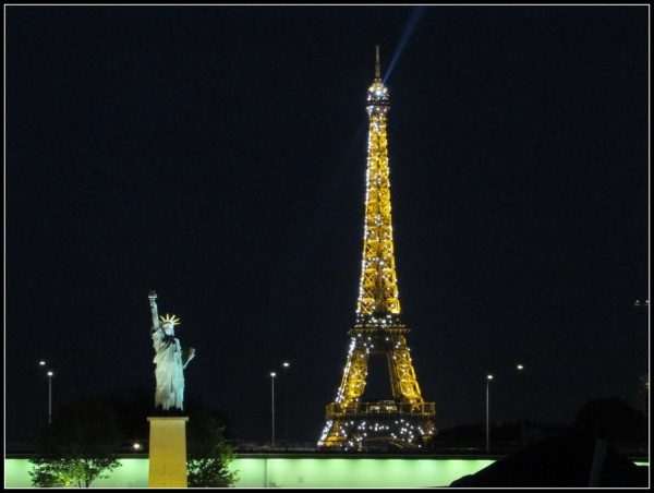 The view from the top deck of the AmaLegro of the iconic Eiffel Tower was incredible!