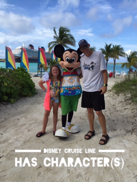 Disney Cruise Line has Character(s)!