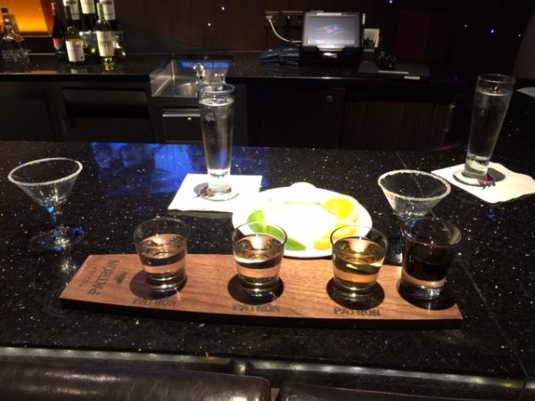 A tequila setup