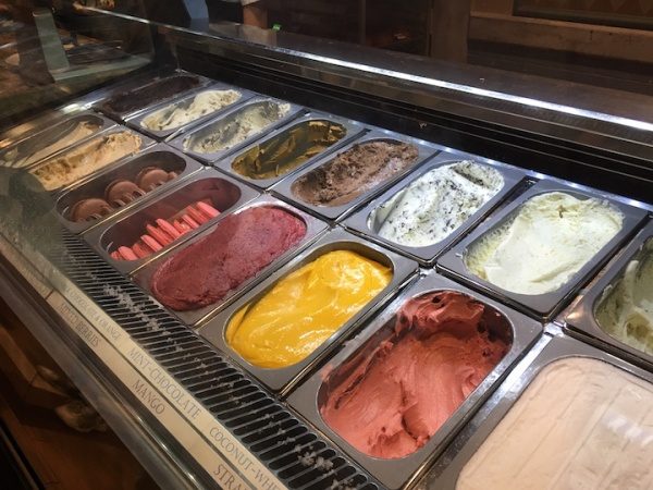 Ice Cream and Sorbet Flavors at L'Artisan des Glaces - Epcot France Pavilion