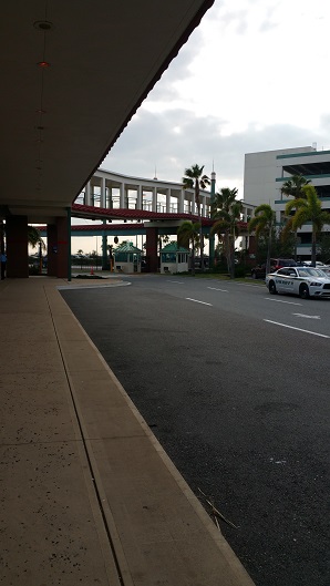 Luggage drop off area