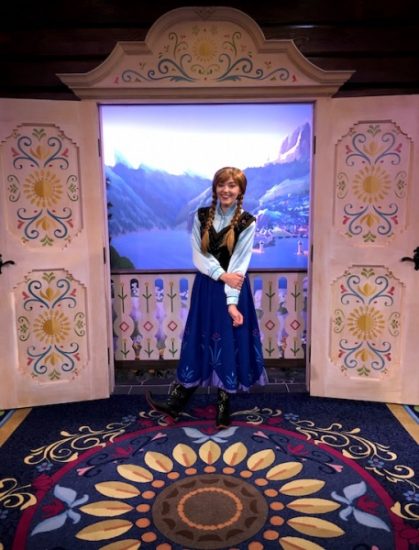 Anna at Royal Sommerhus - Epcot's Norway Pavilion