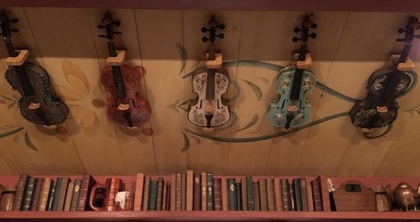 Royal Sommerhus Rose Painting and Violins - Epcot's Norway Pavlion Royal Sommerhus Rose Painting and Violins - Epcot's Norway Pavlion
