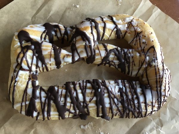 Sweet Pretzel with Chocolate at Kringla Bakeri - Epcot Norway Pavilion