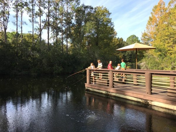 Fishing at Port Orleans Riverside Resort