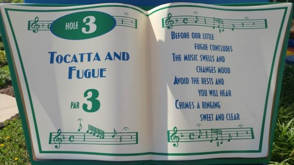Songbook at Hole 3 Fantasia Gardens