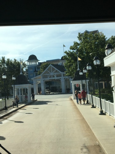 Beach Club view from Disney's Magical Express