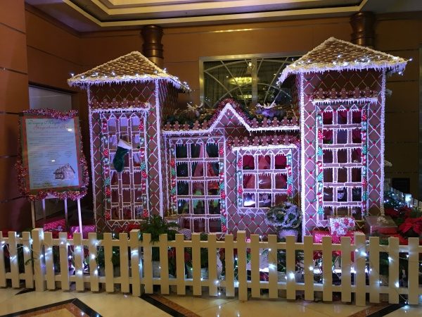 Gingerbread House In Atrium