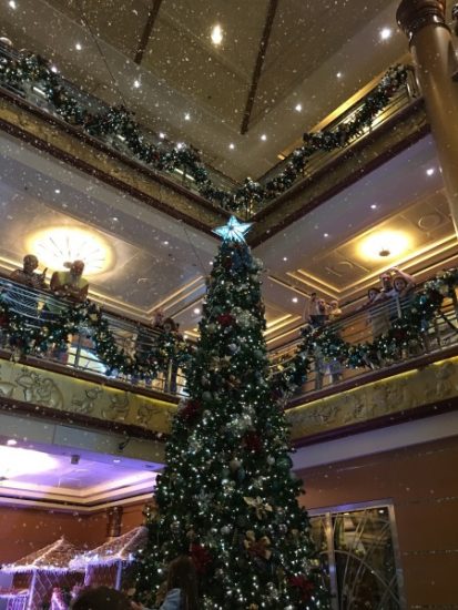 Snow in the Atrium during Santa's Winter Wonderland Ball