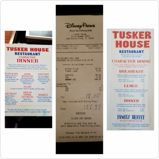 Tusker House Pricing Tusker House Pricing