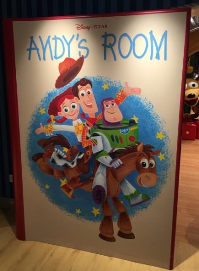 Disney Wonder Oceaneer Club - Andy's Room - Storybook Andy's Room - Storybook