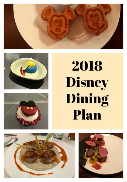 2018 Disney Dining Plan 2018 Disney Dining Plan
