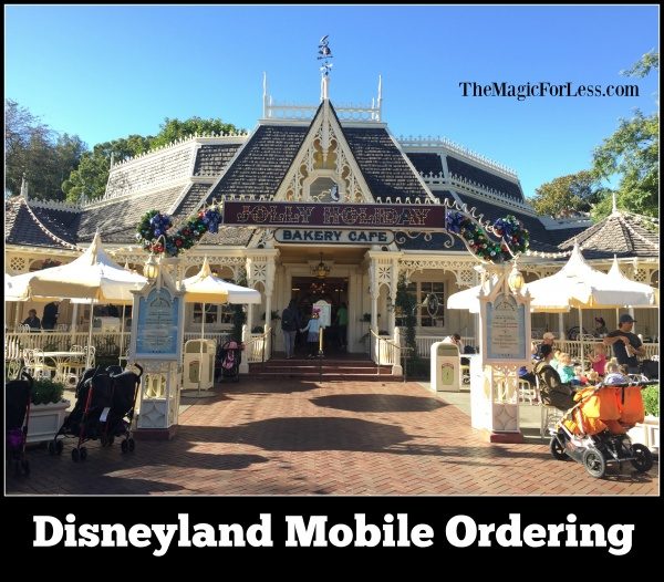Disneyland mobile ordering