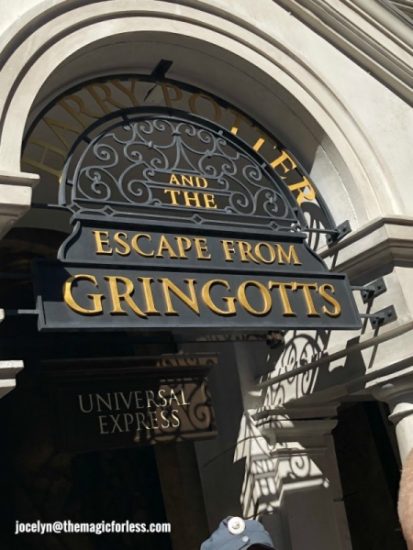 Escape From Gringotts Bank Escape From Gringotts Bank
