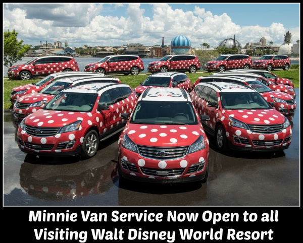 Minnie Van Service Now Open to all Visiting Walt Disney World Resort