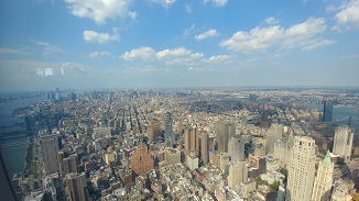 Amazing view from the One World Trade Center