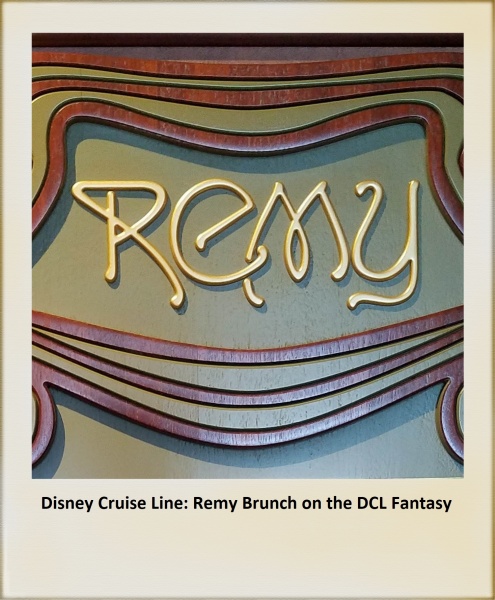 The Disney Fantasy Remy Brunch – Trust your palate!