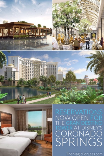 Reservations for Gran Destino Tower at Disney’s Coronado Springs Resort