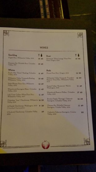 Wine List Wine List