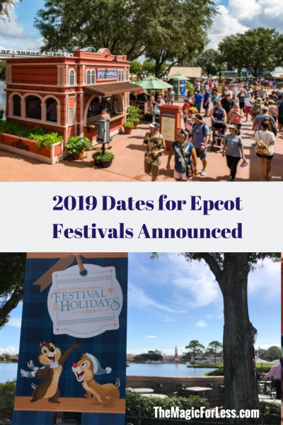 Details Unveiled for 2019 Disney Festivals Taking Place at Epcot