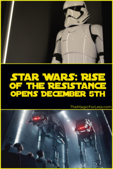 Star Wars: Rise of the Resistance Opening Date Announced