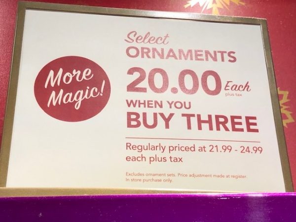 Ornament prices