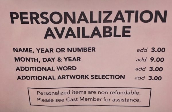 Personalization prices