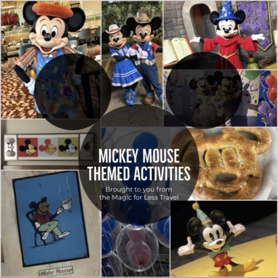 Mickey Mouse Themed Activities for Your Day at Home